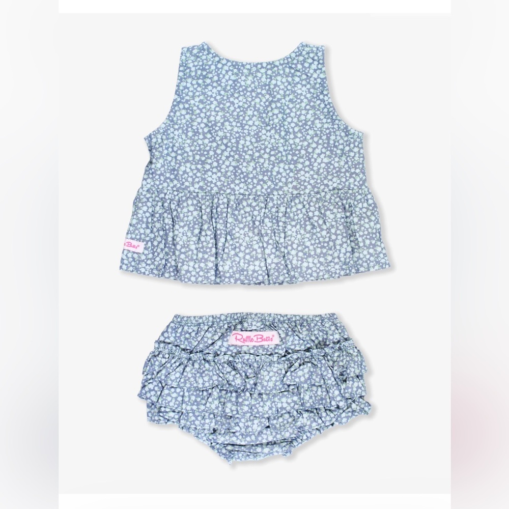 Rufflebutts Summertime Fields Baby Girl Two Piece Set - Picture 3 of 7